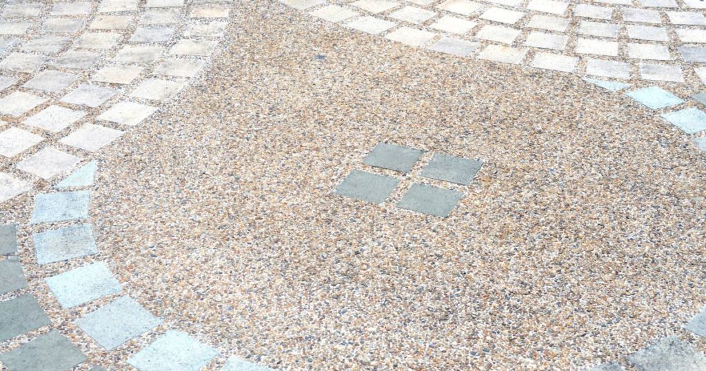 terrazzo floor in need of maintenance
